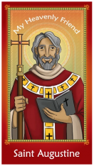 10-Pack of Prayer Card - Saint Augustine